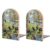 Non-Skid Wooden Bookends Wood Book Ends for Heavy Books Book Stand