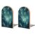 Non-Skid Wooden Bookends Wood Book Ends for Heavy Books Book Stand