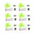 NonMiFyR 6X Miniature Wind Power Generator Kit for Educational Science Projects