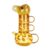 NonMiFyR Cartoon Giraffe Tea Set Water Kettle Tableware Glass Mug Gift Portable for Kids