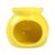 NonMiFyR Essential Oil Burner Candle Holder Tea Light Melter Ceramic Room Fragrance Warmer Porcelain Suitable for Living Room Home Office P, Yellow