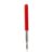 NonMiFyR Telescopic Pointer Extendable Teaching Pointer Stick Hand Pointer Retractable Stainless Steel with Felt Head and Non Slip Handle Suitable for, red