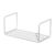 NonMiFyR Under Sink Organizers Cabinet Basket Organizer Sturdy Counter Shelf Organizer Spice Seasoning Rack for Shower Household, S White