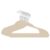 Non Slip Velvet Clothing Hangers, 10 Pack, Ivory