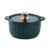 Nonstick Stock Pot with Lid, with Glass, Clay for Cooking(Orange,4.2 Quarts)
