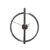 No Punching No Assembly for Home Use Silent Living Room Spanish Wall Clock