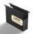 NORDUN Plastic Black Hanging Folders Expandable,Letter Size 2″ Expansion