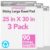 Nortix Sticky Easel Pads, Flip Chart Paper, 25 x30 inch, 30 Sheets/Pad, 3 Pads, Chart Paper for Teachers,Super Adhesive & Bleed-Resistant, Large Self-Stick Easel Paper for Classroom/Office/Home