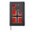 Norway Football 26 Fan Pride Supporter Design Graphic Hardcover Journal, Black