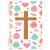 Notebook Journals 1 Pack Easter Religious Decoration Easter Eggs and Cross