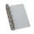 Notebook Side Insert Binder Clip, Silver M5 1.5cm