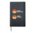 Notice Everything Carry Nothing Retro Life Motivation Hardcover Journal, Black