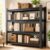 Notmise Book Shelf Book Shelves 4 Tier Small Space Compact Metal Shelving Organizer Slim Storage Rack Freestanding Bookcase for Bedroom Corner Apartment Dorm Study Room. 54.3″ H × 39.4″ W × 17.7″ D