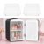 Novabright 2 Pack Mini Fridge Cosmetic Trays, 4.7″x4.7″x1.2″ Drawer Organizer Set, Clear Acrylic Vanity Organizer for Skincare, Jewelry, Makeup Storage Trays, Fits Small Beauty Dorm Fridges
