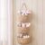 Novabright 3 Tier Hanging Wall Basket for Organizing Boho Embroidery Woven Over the Door Hanging Baskets with Hooks Rustic Wall Mounted Storage Organizer Closet for Nursery Bedroom Bathroom Kitchen
