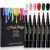 NovaCharm Water Based Nail Polish Pen Set, 6 Classic Colors Peel Off Nail Polish Pens, Quick Dry Air Dry Nail Art Markers, No UV Lamp Fingernail Polish for DIY Manicure and Pedicure