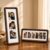 Novusen 2Pcs Walnut Wood Photo Booth Frames – Long Photo Strip Frame 11.4×3.5in Vertical Horizontal Photobooth Pictures with White Textured Mat for Wedding Graduation Tabletop Decor