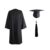 NPEROUT WANGYOUCAO Academic Gown, 2023 Ceremonies, Graduation Ceremonies, Academic Dress, Tassel Set, Unisex (S)