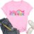 NQIQO 5th Grade Teacher Shirts Women First Day of Fifth Grades Tops Pink M