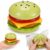 NRXNBX Hamburger Squishy Toy for Adults, Slow Rebound Stress Relief Desk Ornament, 180g Burger Realistic Food Replica Birthday Gift Novelty Toy