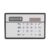 NSUQOA 8 Digit Thin Solar Power Calculator with Touch Screen Credit Card Design Portable Mini for Business School(D)