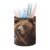 NTVOWPZO Grizzly Bear Pen Holder Desk Organizer for Office Workspace