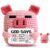 Ntwananowaxinwana God Says Christian Gifts for Women Men Friends, Emotional Support Handmade Cute Crochet Pig with Bible Verse Card for Birthday Baptism, Inspirational Religious Desk Decor Present
