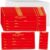 Nuanchu 100 Sets Gift Certificates for Business Christmas Blank Gift Certificate Cards Vouchers Coupon Card with 100 Envelopes for Salon Spa Restaurants Birthday, 4.7 x 2.4 in(Red,Classic)