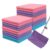 Nuanchu 20 Pieces Extra Large Microfiber Cleaning Cloth Rags Towels Bulk 20 x 28 Inch Washable Microfiber Reusable Car Drying Towel for Home Cleaning Car Wash Pet Drying, Pink, Purple, Blue