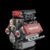 Nuanmu V8 Engine Building Set,V8 Engine Model kit that Run,Build Your Own STEM Mini V8 Model Engine Kit Motor,8-Cylinder Car Engine Building Engineering Toys for Adults(478PCS)