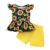 NUBEEHOHO Toddler Girls Short Sets Summer Floral Clothes Sunflower Outfits Flower Tops and Elastic Waist Yellow Shorts Size 6 (871)