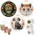 Nuberlic 3 Pack Embroidery Kit for Beginners, Day of the Dead Needlepoint