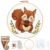 Nuberlic Embroidery Kit for Beginners Stamped Squirrel Needlepoint