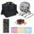 Nugnurt Deluxe Bingo Game Set with Laser Engraved Balls & 300 Chips – Includes 8″ Metal Bingo Cage, 100 Large Print Cards, Master Board, Storage Bag for Family Parties & Group Games