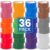 NUITPY 36 Pack Rainbow Colored Duct Tape, 12 Colors 10 Yards x 2 Inch Heavy Duty Duct Tape, Waterproof, Tear by Hand, No Residue Colorful Duct Tape for Packaging, Arts & Crafts, Marking and DIY
