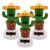 Nukinp 3PCS Solar Bobbleheads, Funny Cactus Solar Dancing Figurines Cute Bobbleheads for Car, Office & Kids Play