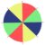 Nukinp Kids Parachute with Handles, 10ft Rainbow Parachute for Gymnastics Group Team Cooperative Games, Multicolored Play Toys for 10-16 Kids