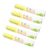 NULYLU 5 Rolls Disposable Pe Food Cling Wrap for Fruit and Vegetable Storage, Plastic Refrigerator Wrap Film with Product Visibility and Easy Storage, for Kitchen and Hotels Use