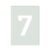 Number 15 Reusable Mylar Stencil, 10 mil Plastic Paint Stencil for Crafts and Decor – 8 Inch