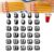 Numbered Pencil Toppers1-30, Reusable Classroom Pencil Labels (Black,Number 1-30)