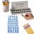 Numbered Pencil Toppers 1-30, Reusable Classroom Pencil Labels for Student Identification, Colorful Number Toppers for Pencils, Teacher Supplies for School Organization (30 Pack) (Numbers 1-50/Blue)