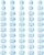 Numbered Pencil Toppers, 30/50 PCS, Reusable Classroom Labels and Identifiers, Cute 3D Pencil Charms for Teachers and Students, Classroom Organization & Supply Tracking(Numbers 1-50/Light Blue)