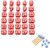 Numbered Pencil Toppers ,30PCS, Reusable Pencil Labels for Classroom,Red