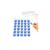 Numbered Pencil Toppers, Numbered 1-30, Reusable Classroom Pencil Labels, Number Pencil Toppers for Classroom Organization and Supply Tracking Station (Blue, Numbers 1-30)