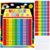 Numbers 1-100 Chart Bulletin Board Classroom Decorations Educational Math Posters Number Line Bulletin Board Count Number Chart for Back to School Elementary Kindergarten Teacher Supplies (Colorful)