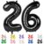 Numbers 26 Balloons, 26 Balloons, 26th Black Party Decorations 40 In Big 26th for Girl Boys Engagement, Wedding, Celebration Party, Graduations, Photo Shoot