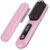 NUMOYA Go Brush Pro Portable Cordless Hair Straightener Brush, Rechargeable MCH Fast Heating for Women Travel (Pink)