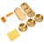 NUOBESTY 23pcs Mask Mixing Set with Stainless Steel Facial Bowls and Fan Brushes, Flat Brush, Skincare Tray, and Facial Sponges, Suitable for Sensitive Skin, Prevents Direct Hand Contact,