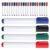 NUOBESTY 24pcs Colorful Quick Dry Dry Erase Whiteboard Markers Plastic