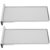 NUOBESTY Door Nameplate Holder Double-sided Blank Sign Plates with Slot and Slideout Design 2pcs Aluminum Alloy Identification and Replaceable Content for Business or Bedroom